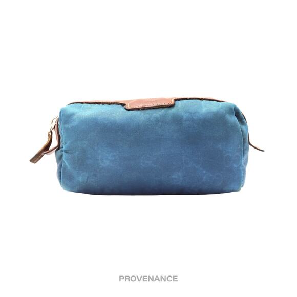🔴 Gucci Cosmetic Pouch - Blue GG Canvas - Picture 3 of 12